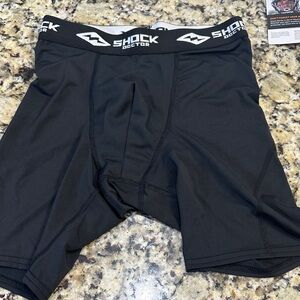 Shock Doctor Men's Black Performance Boxer Briefs